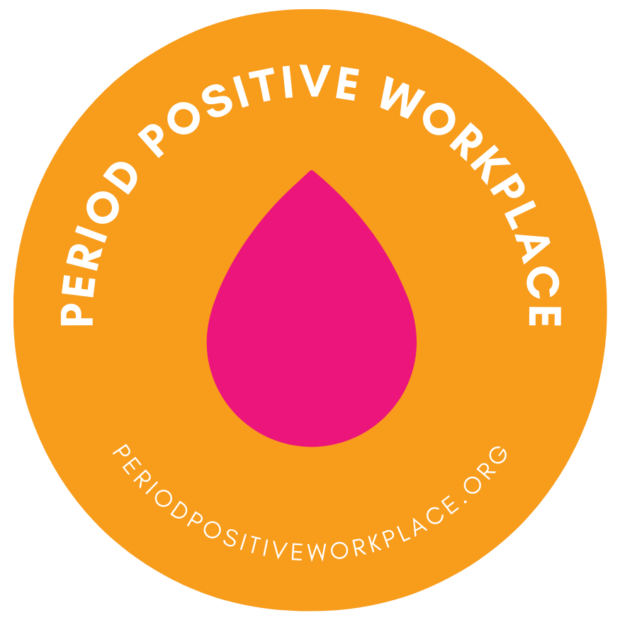 Period Positive Workplace digital certification sticker for PeriodlyWise