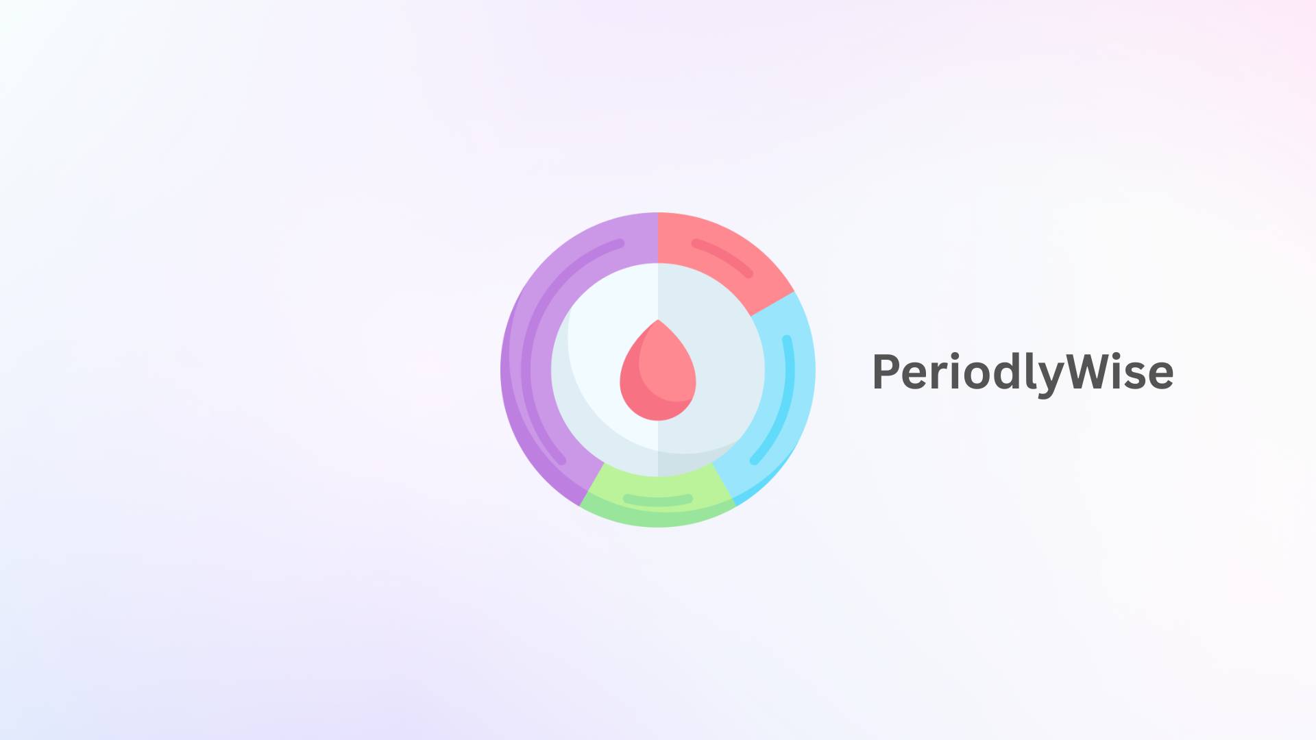 PeriodlyWise logo on a soft pastel background used as a calm featured image for period anxiety at night education
